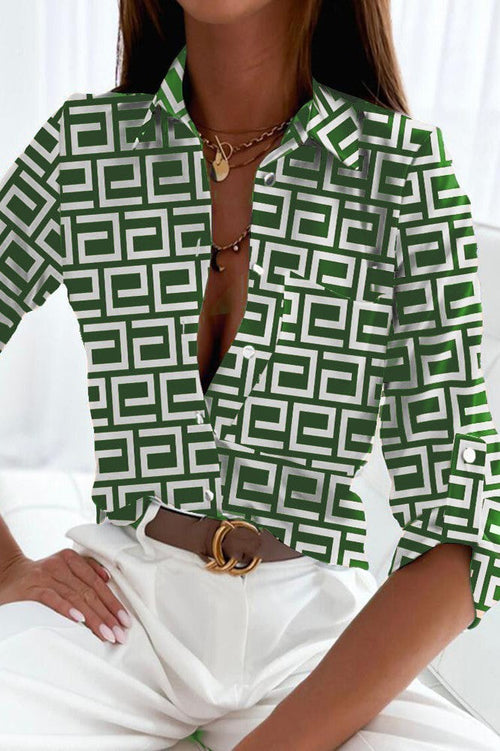WEF Print Blouse