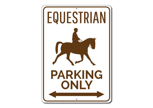 Equestrian Parking Sign