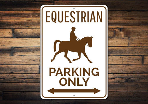 Equestrian Parking Sign