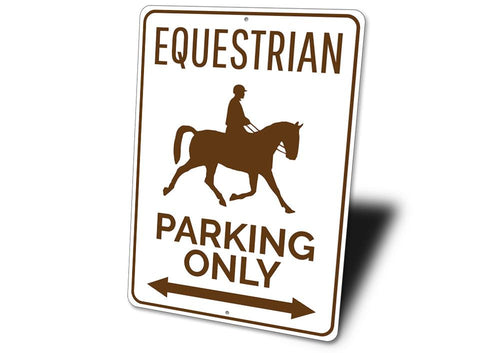 Equestrian Parking Sign