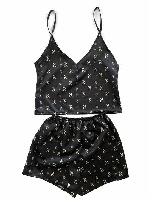 Black Beauty Silk Pajamas
