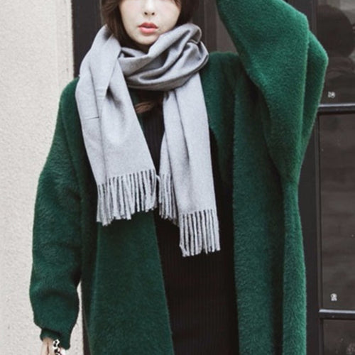 Ammy Faux Mink Long Cardigan